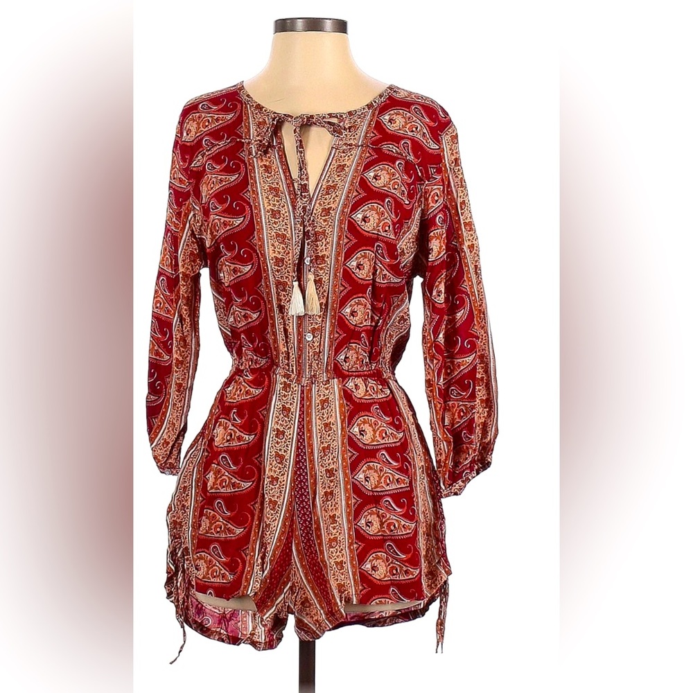 Faithfull the Brand Size Small- Red Romper